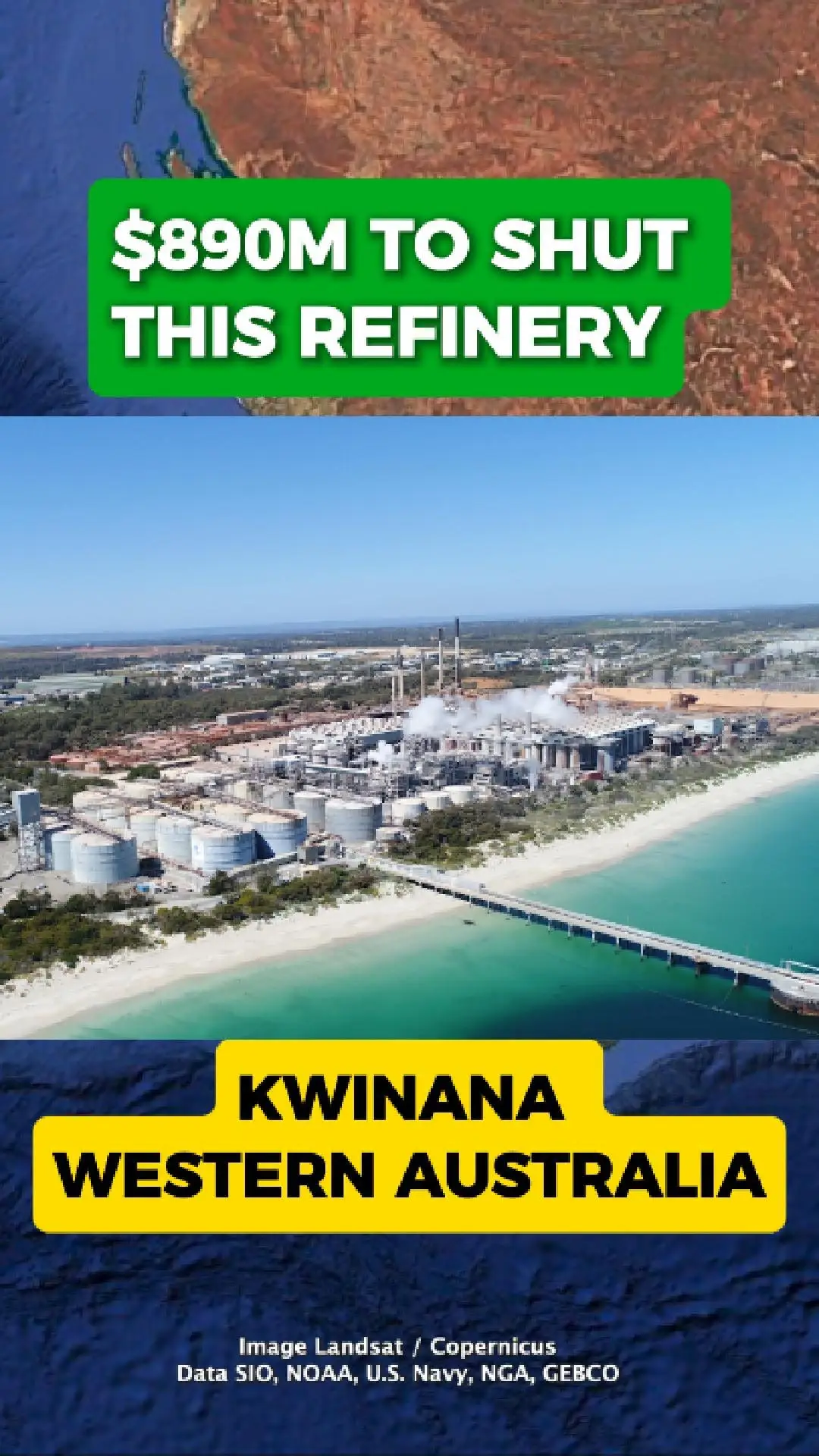 Kwinana Refinery to Close After 60 Years
The Kwinana alumina refinery in Western Australia is closing permanently after more than six decades of operation. The facility has been a major part of the local industrial landscape since the 1960s.
Why It’s Closing
Alcoa says the refinery is too old, too expensive to run, and no longer competitive to restart. Production at the site was already curtailed in 2024, and studies into restarting the plant found no viable long-term path forward.
Cost of the Shutdown
Closing the refinery will cost around $890 million, with approximately $600 million expected to be spent over the next six years. These costs cover site closure, remediation, and long-term obligations.
What Happens Next
While the refinery itself will shut down, port and rail operations at Kwinana will continue. The site will be prepared for future redevelopment, marking the end of alumina refining at Kwinana but leaving the door open for new uses of the land.