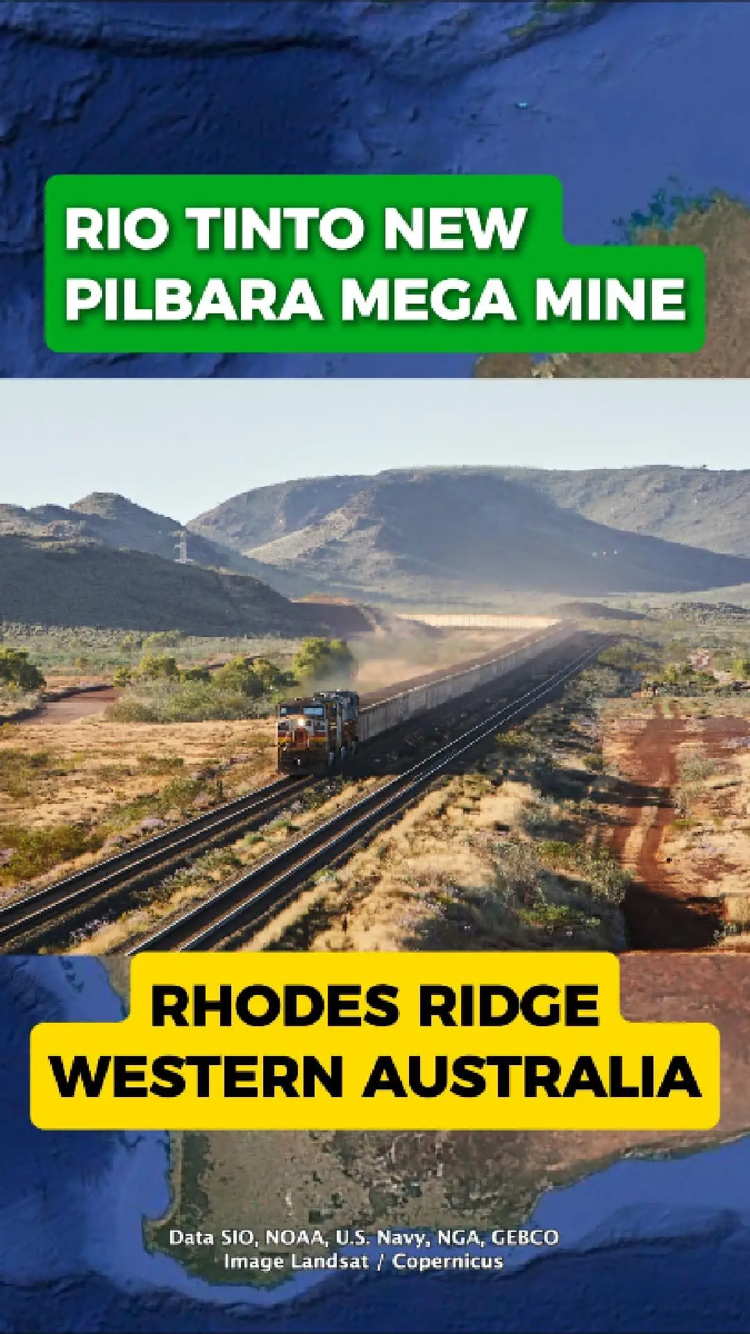 $Rio Tinto kicks off Rhodes Ridge early works

Rio Tinto has started early works at Rhodes Ridge in Western Australia’s Pilbara, a project often described as the region’s “last crown jewel”.

What Rio is doing now

The first phase includes a US$191 million feasibility study (reported as about A$294 million) to progress plans for a major new iron ore operation.

The target

Rio is aiming for the project to be producing around 40–50 million tonnes a year by 2030, subject to approvals.

The scale

Rhodes Ridge is estimated to hold about 6.8 billion tonnes of high-grade iron ore, making it one of the largest undeveloped iron ore deposits on the planet.

Why it matters

If it gets the green lights, Rhodes Ridge could help support Pilbara exports for decades, using Rio’s existing regional infrastructure as development ramps up.