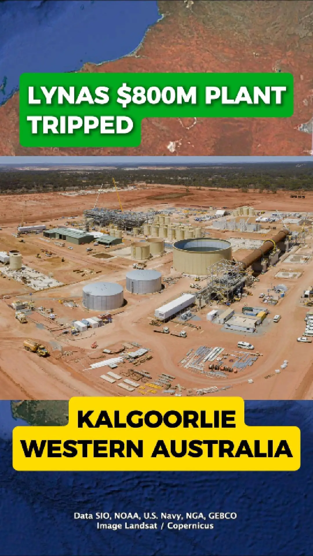 $LYC Lynas’ $800M Kalgoorlie plant hit by blackouts
Lynas’ $800 million rare-earths processing plant in Kalgoorlie has been disrupted by repeated power outages. Lynas says the blackouts are tripping the facility and hurting consistent production.
What the plant does
The Kalgoorlie site cracks and leaches Mt Weld material to produce mixed rare earth carbonate — an important mid-step that is then shipped to Lynas’ downstream processing in Malaysia.
Why it’s been slowed
Lynas says the issue is simple: unreliable power. The company has warned that even a one-second outage can take about an hour to recover, because the plant needs time to safely restart and stabilise.
Why it matters
This facility is part of the broader push to build more rare-earth processing capacity outside China’s supply chain dominance — moving Australia beyond “dig and ship” into higher-value processing steps.
What to watch next
The key milestone is whether power reliability improves (and/or Lynas brings in backup power options) so the plant can run consistently and hit output targets.